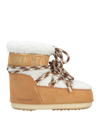 Moon Boot Lab69 Mars Shearling-trimmed Suede Snow Boots In Camel
