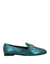 Ferragamo Loafers In Green