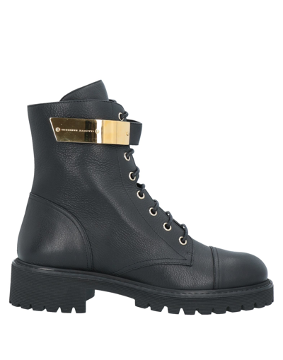 Giuseppe Zanotti Ankle Boots In Black