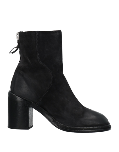 Moma Ankle Boots In Steel Grey