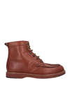 Tod's Ankle Boots In Leather In Brown