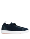 Santoni Sneakers In Dark Blue