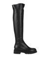 Gianvito Rossi Quinn Leather Over-the-knee Boots In Black