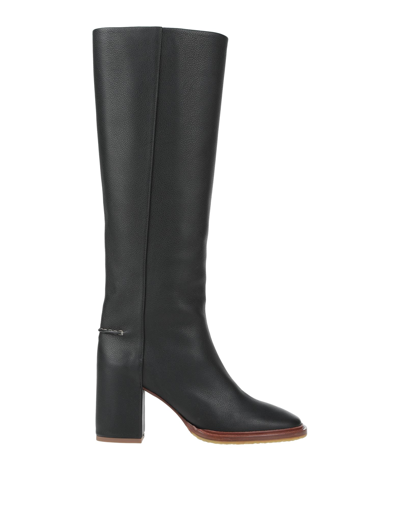 Chloé Knee Boots In Black