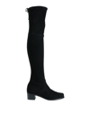 Stuart Weitzman Woman Boot Black Size 7.5 Soft Leather In Black