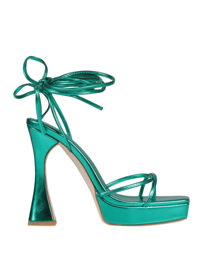 Jeffrey Campbell Sandals In Green