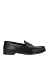 Tod's Leather Classic Loafers In Black