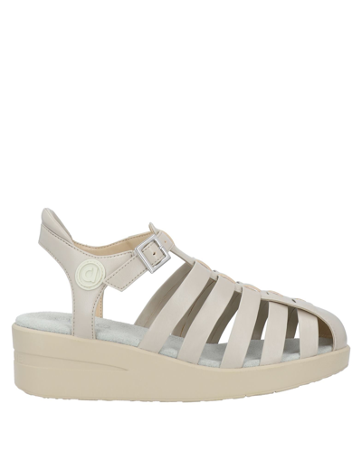 Agile By Rucoline Sandals In Dove Grey