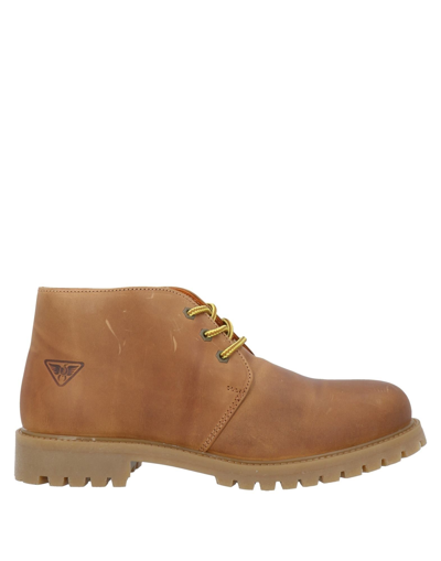 Docksteps Ankle Boots In Tan