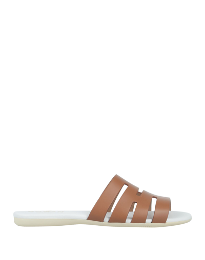 Hogan Sandals In Brown