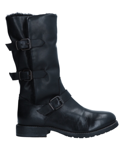 El Campero Knee Boots In Black