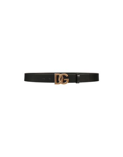 Dolce & Gabbana Belts In Black