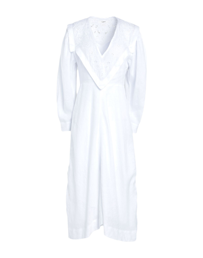 Isabel Marant Étoile Midi Dresses In White