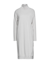 Seventy Sergio Tegon Midi Dresses In Grey