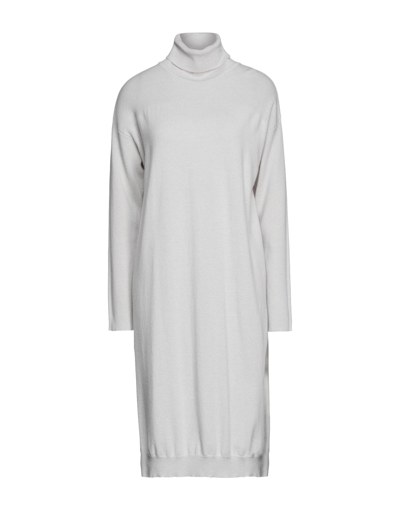 Seventy Sergio Tegon Midi Dresses In Grey