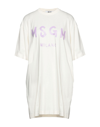 Msgm Short Dresses In Ivory