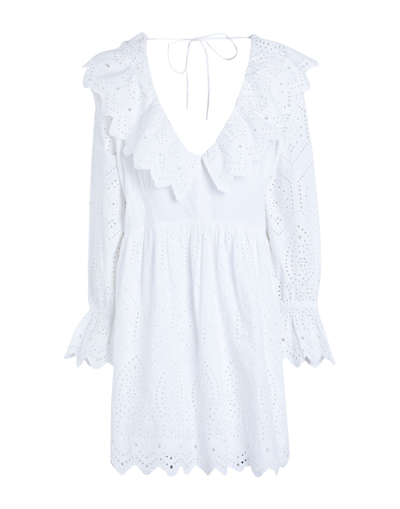 Topshop Short Dresses In White