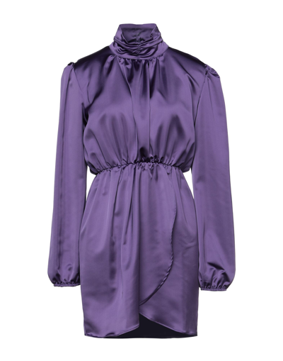 Simona-a Short Dresses In Purple