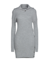 Tela Short Dresses In Light Grey