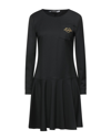 Love Moschino Short Dresses In Black