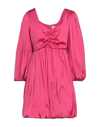 Mariuccia Short Dresses In Fuchsia