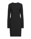 GIVENCHY GIVENCHY WOMAN MIDI DRESS BLACK SIZE M VISCOSE, POLYAMIDE, ELASTANE