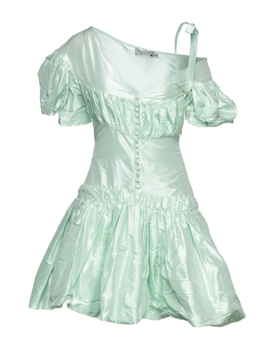 Preen By Thornton Bregazzi Short Dresses In Light Green