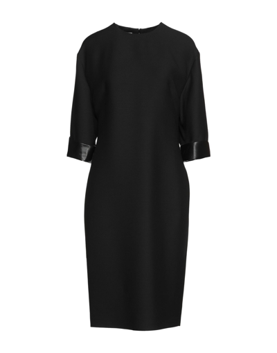 Valentino Midi Dresses In Black