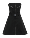 Bottega Veneta Zip-through Stretch-nylon Minidress In Black