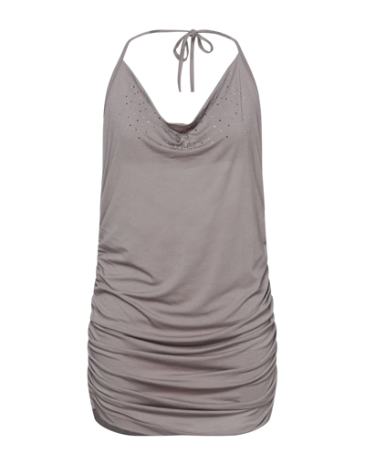 Odi Et Amo Short Dresses In Grey