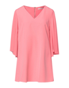 Relish Short Dresses In Coral