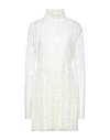 Philosophy Di Lorenzo Serafini Short Dresses In Ivory