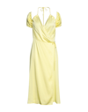Semicouture Midi Dresses In Yellow