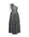 Red Valentino Long Dresses In Grey