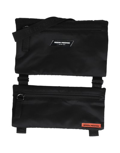 Heron Preston Handbags In Black