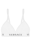 VERSACE VERSACE LOGO BAND STRETCHED TRIANGLE BRA