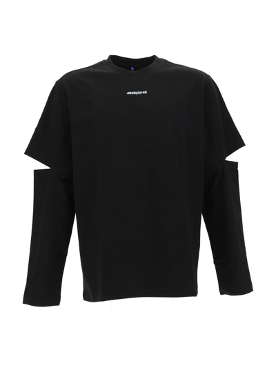 Ader Error Tnnn Black Cut-out T-shirt