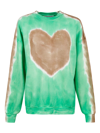 ACNE STUDIOS HEART PRINT SWEATSHIRT