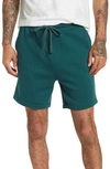 Bella+canvas Drawstring Sweat Shorts In Deep Sea