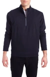 Pino By Pinoporte Mario Semi Zip Jacket In Navy