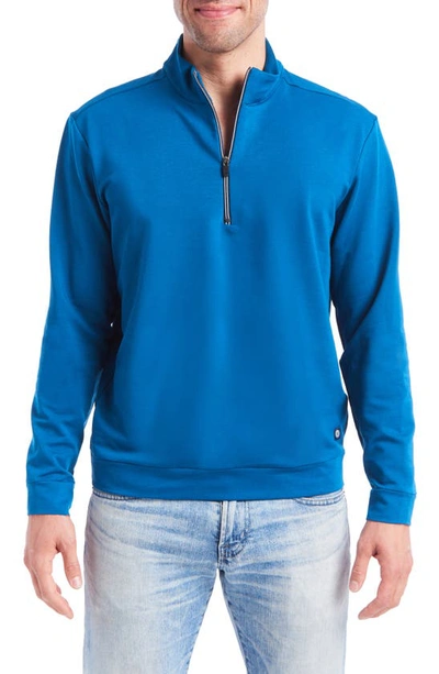 Pino By Pinoporte Mario Semi Zip Jacket In Teal