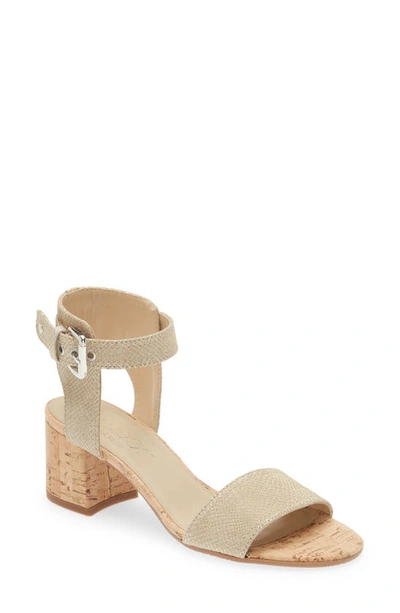 The Flexx Tgif Ankle Strap Sandals In Gold Milos In Beige