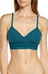 Natori Bliss Perfection Bralette In Deep Jade