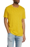 Atm Anthony Thomas Melillo Slub Cotton Crewneck Tee In Dijon