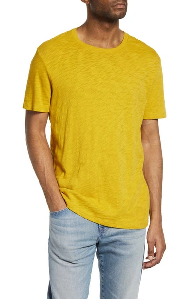 Atm Anthony Thomas Melillo Slub Cotton Crewneck Tee In Dijon