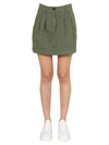 Department Five Mini Skirts In Military Green