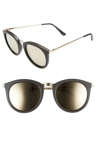 Le Specs No Smirking Limited 50mm Sunglasses - Matte Black