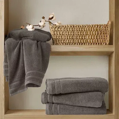 510 Design 100% Cotton 4-pc. Quick Dry Bath Towel Set In Gray