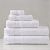 510 Design 100% Premium Turkish Cotton Bath Towel Set In White