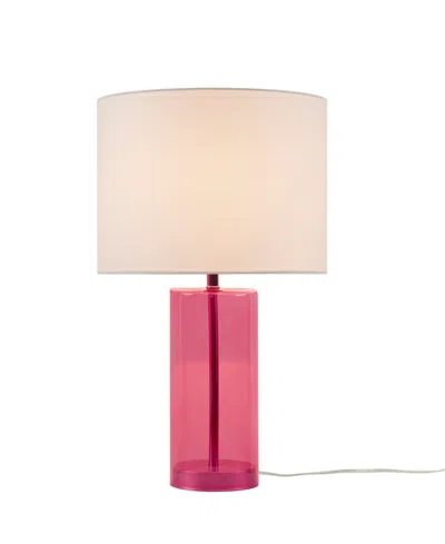 510 Design 20.5" Neonova Glass Table Lamp In Pink